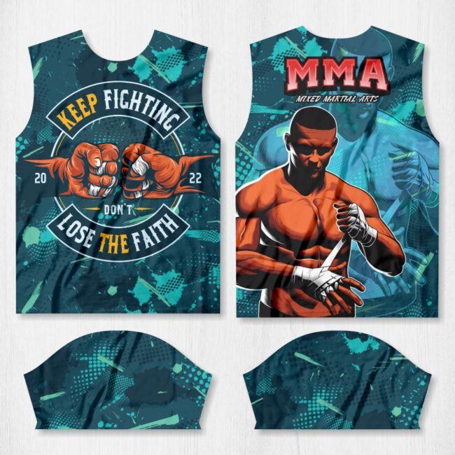 camisa mma treino