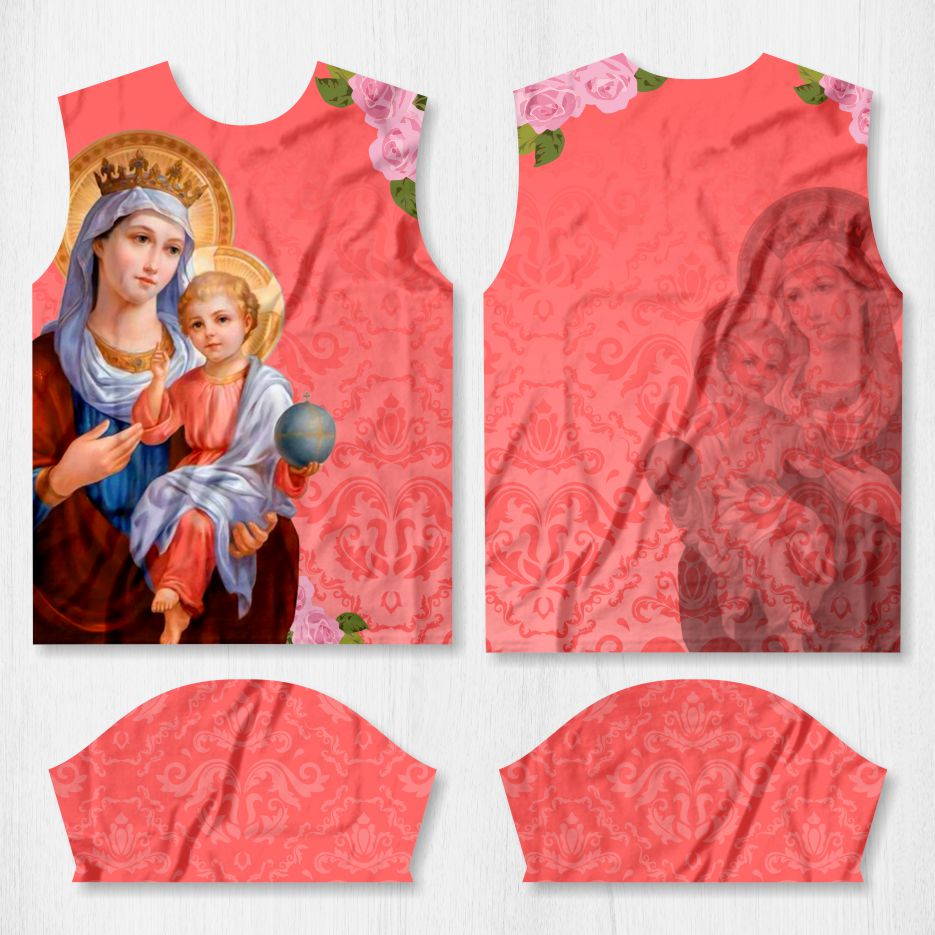 camisa nossa senhora do perpetuo socorro