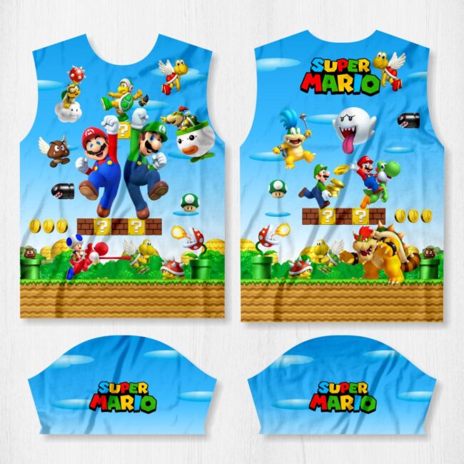 camisa super mario bros