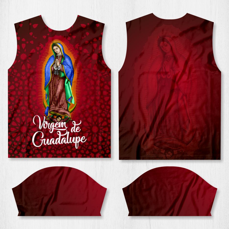 camisa virgem de guadalupe