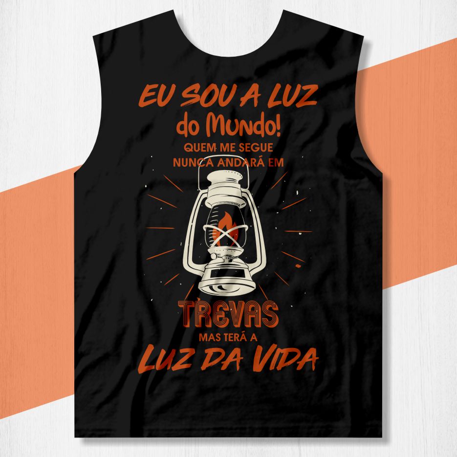 camisa eu sou a luz do mundo