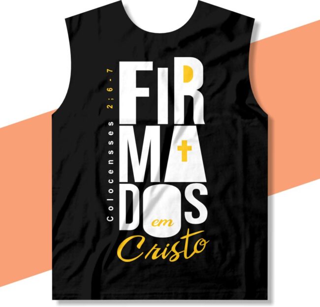 camisa firmados em cristo