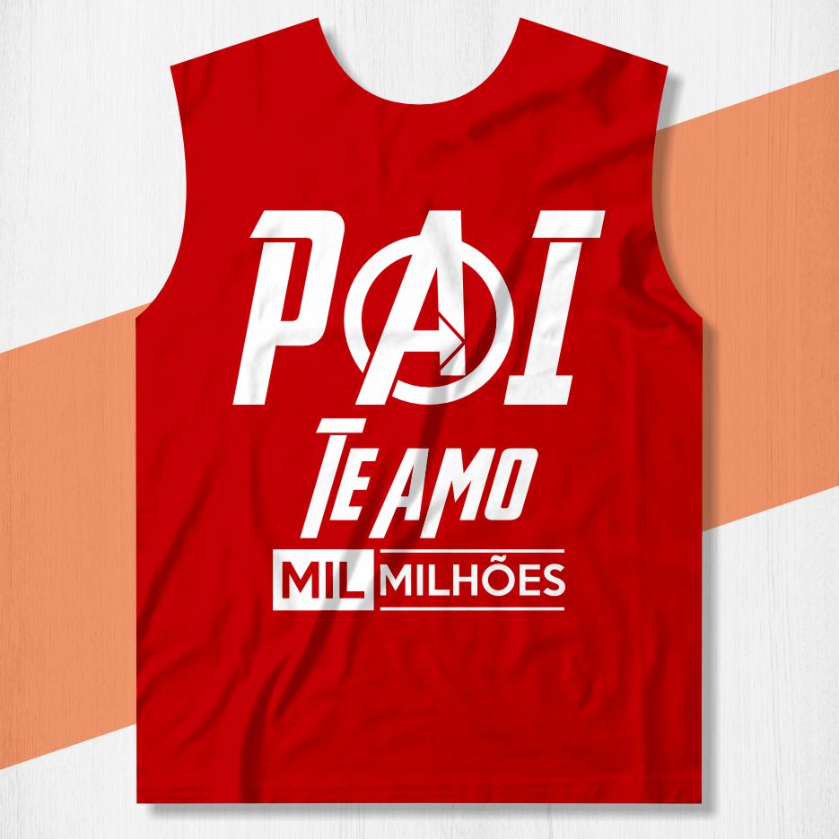 camisa pai te amo mil milhoes