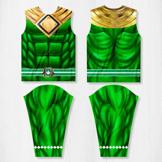 camisa power ranger verde 2