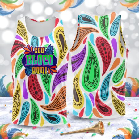 arte para abada bloco carnaval colorido modelo 23A043