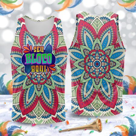 arte para abada bloco carnaval mandala modelo 23A057