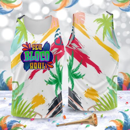 arte para abada bloco carnaval rabisco colorido modelo 23A096