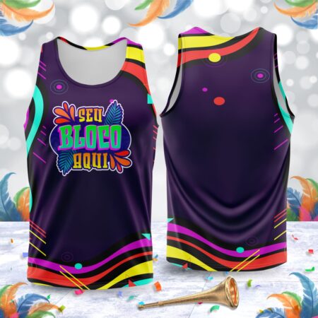 arte para abada bloco carnaval roxo modelo 23A062