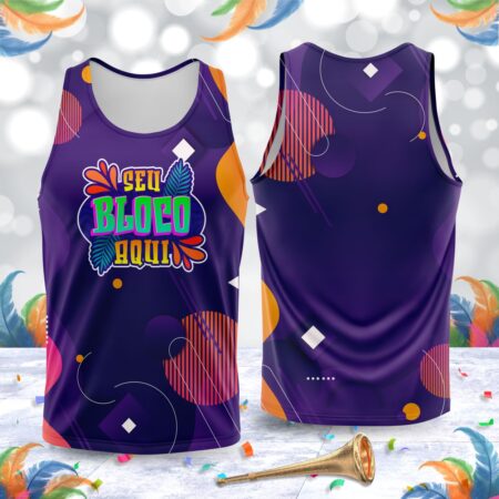 arte para abada bloco carnaval roxo modelo 23A080