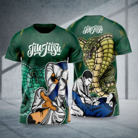 arte para camisa arte marcial jiu jitsu cobra modelo 26A004