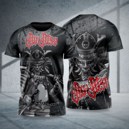 arte para camisa arte marcial jiu jitsu samurai modelo 26A001