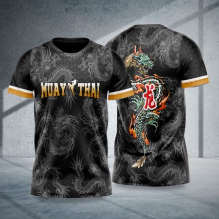 arte para camisa arte marcial muay thai dragao chines modelo 26A002