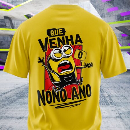 arte para camisa camisa nono ano minion modelo 26A045