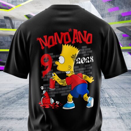 arte para camisa costa nono ano bart simpson modelo 26A091