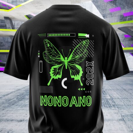 arte para camisa costa nono ano borboleta modelo 26A074