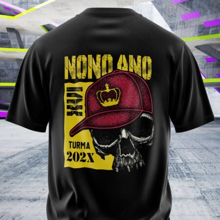 arte para camisa costa nono ano caveira modelo 26A085