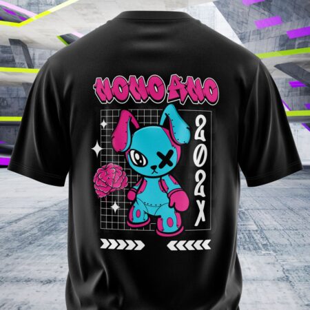 arte para camisa costa nono ano coelho azul modelo 26A068