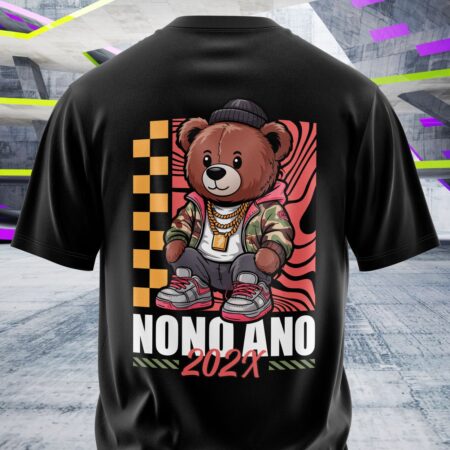 arte para camisa costa nono ano urso style modelo 26A057