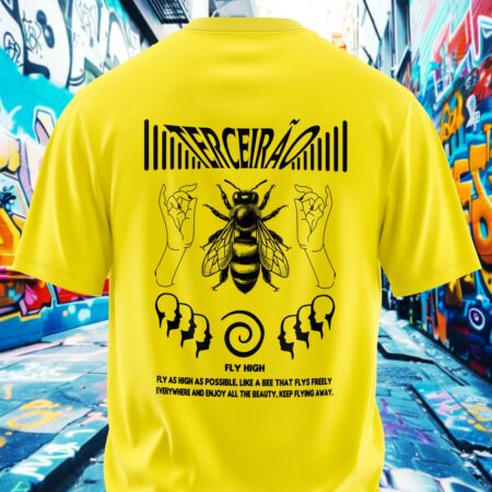arte para camisa costa terceirao abelha modelo 26A017
