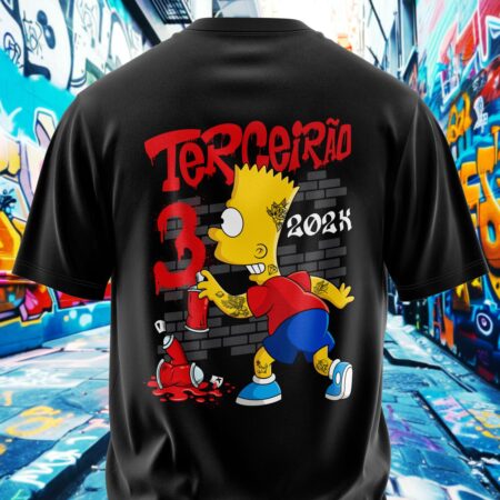 arte para camisa costa terceirao bart simpson modelo 26A091