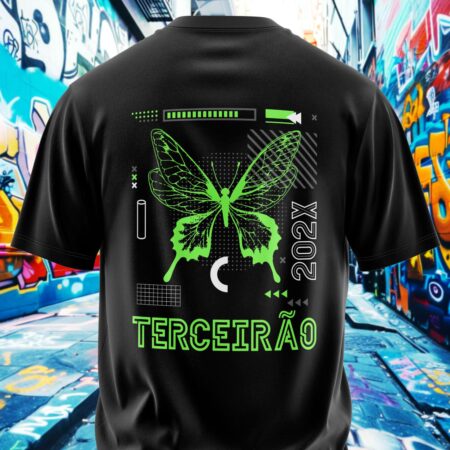 arte para camisa costa terceirao borboleta modelo 26A074