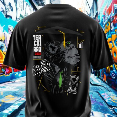 arte para camisa costa terceirao gorila formando modelo 26A026