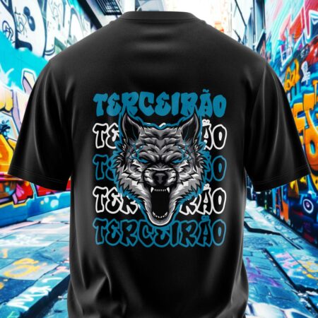 arte para camisa costa terceirao lobo modelo 26A025