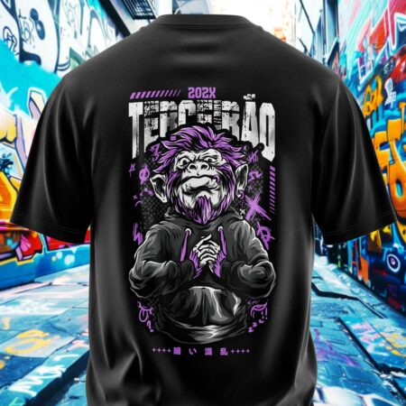 arte para camisa costa terceirao macaco style modelo 26A027