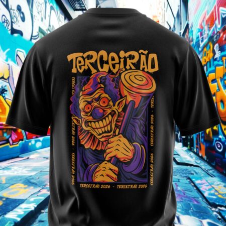 arte para camisa costa terceirao palhaco maluco modelo 26A088