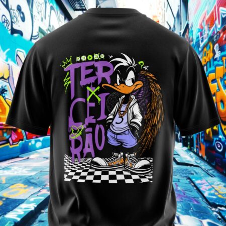arte para camisa costa terceirao patolino com asas modelo 26A016