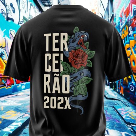 arte para camisa costa terceirao serpente modelo 26A086