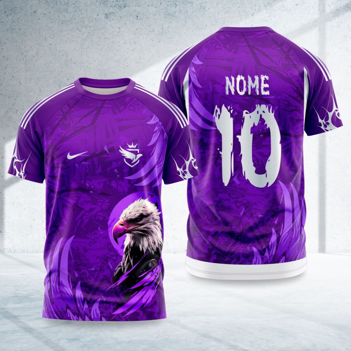 arte para camisa interclasse aguia modelo 26A051