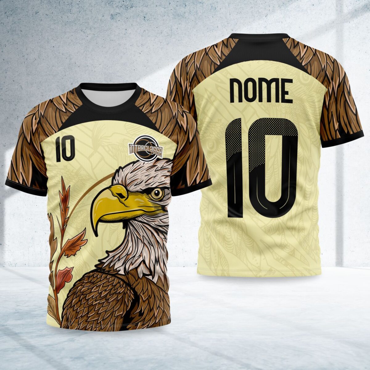 arte para camisa interclasse aguia modelo 26B033