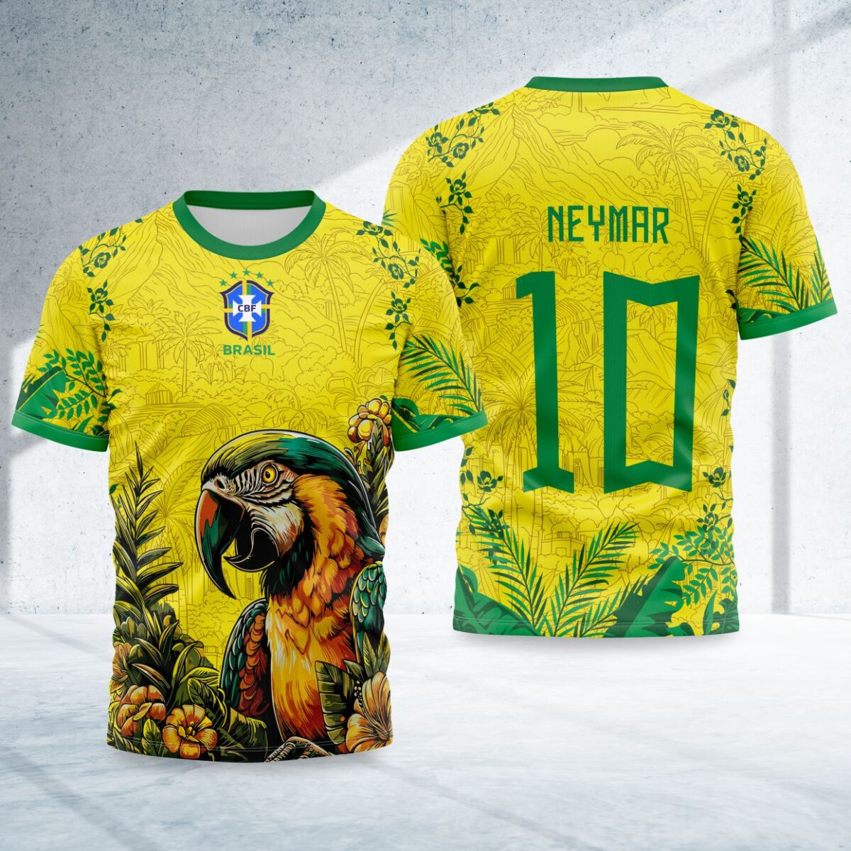 arte para camisa interclasse arara selecao brasileira modelo 26A092