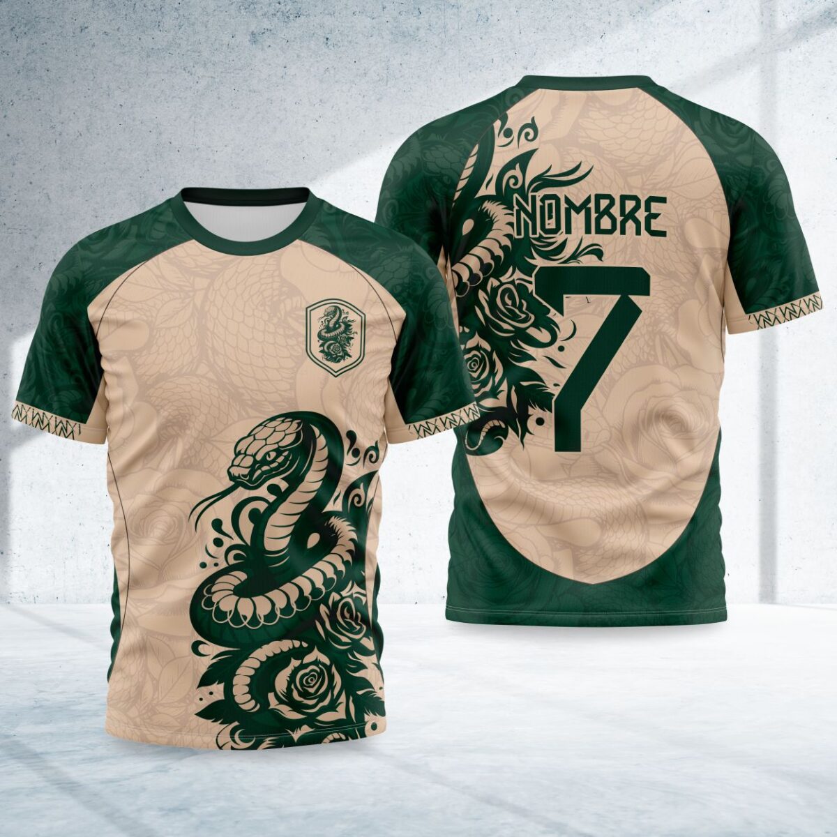 arte para camisa interclasse cobra verde modelo 26A079
