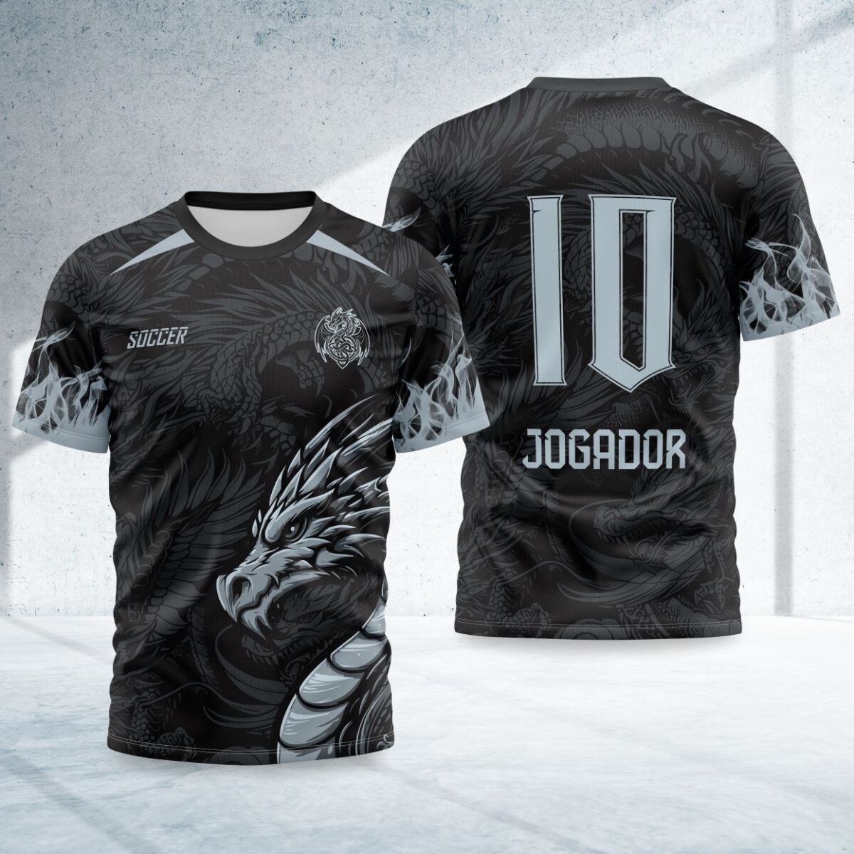 arte para camisa interclasse dragao modelo 26A014