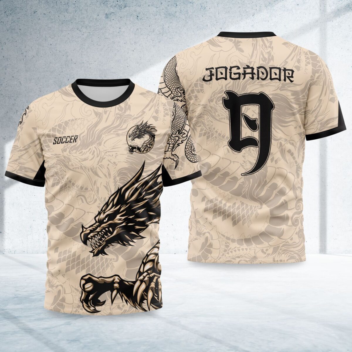 arte para camisa interclasse dragao modelo 26A025