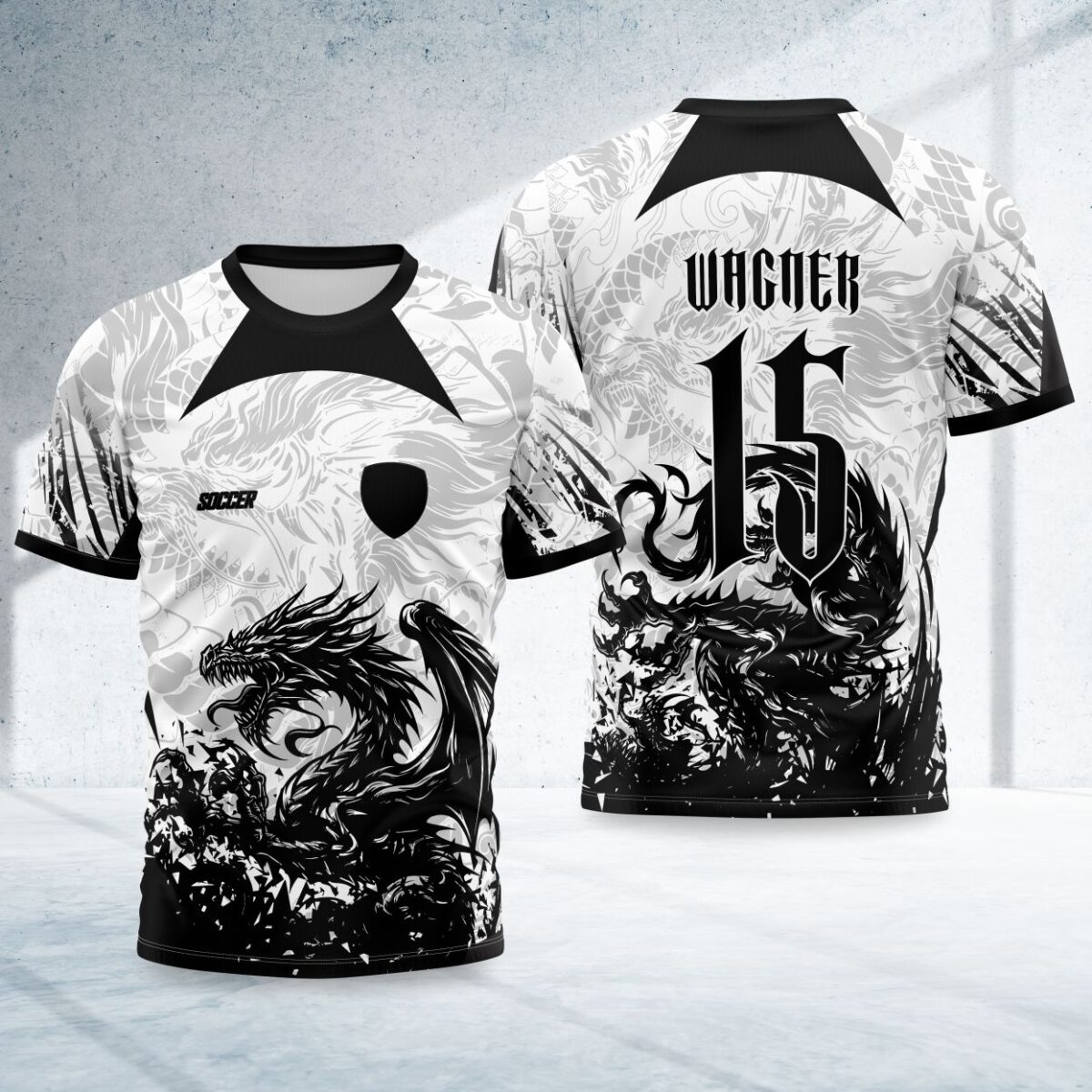 arte para camisa interclasse dragao modelo 26A027