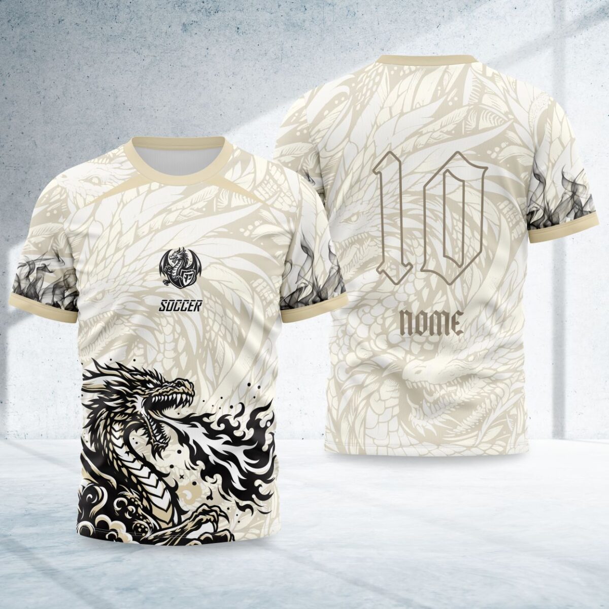 arte para camisa interclasse dragao modelo 26A034