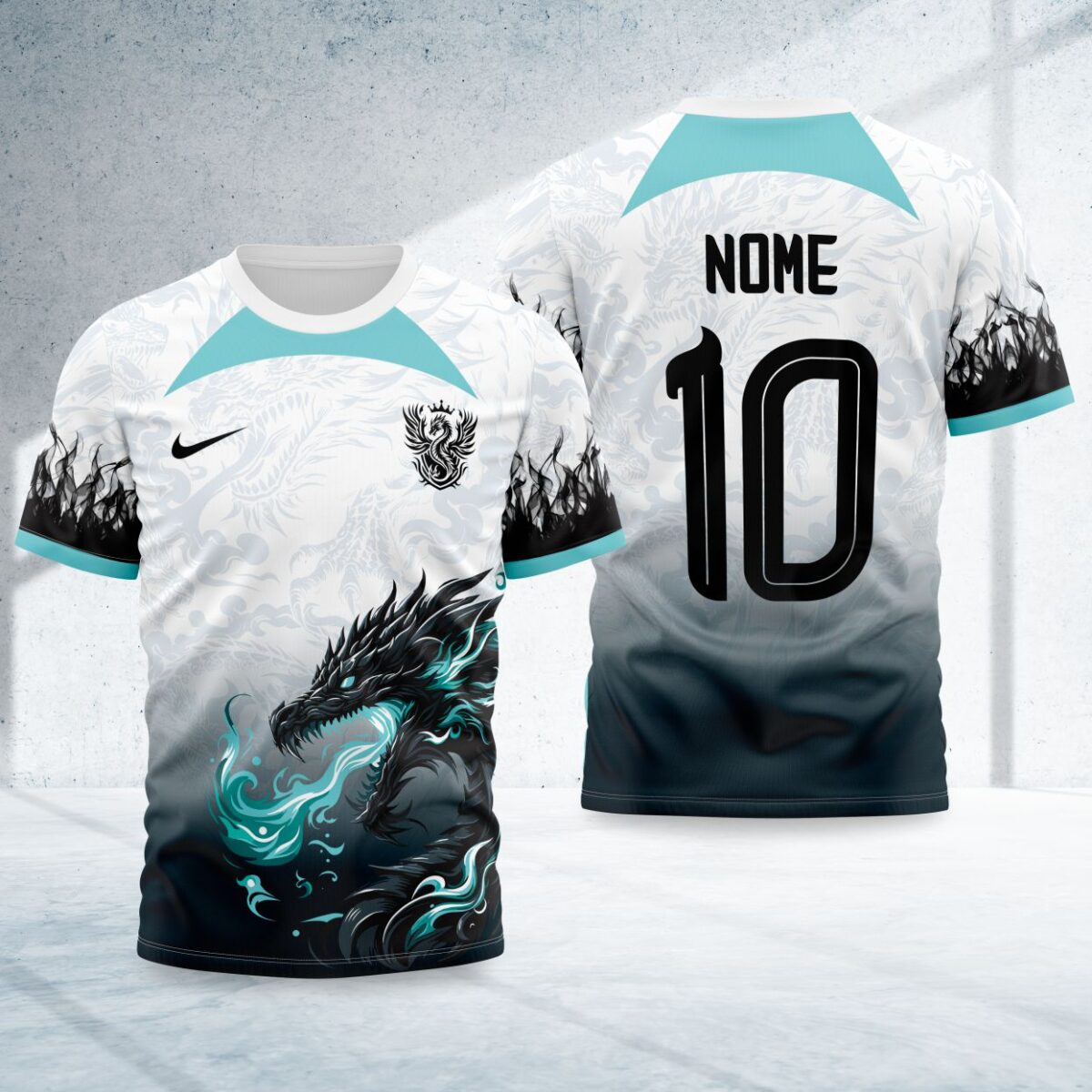 arte para camisa interclasse dragao modelo 26B114