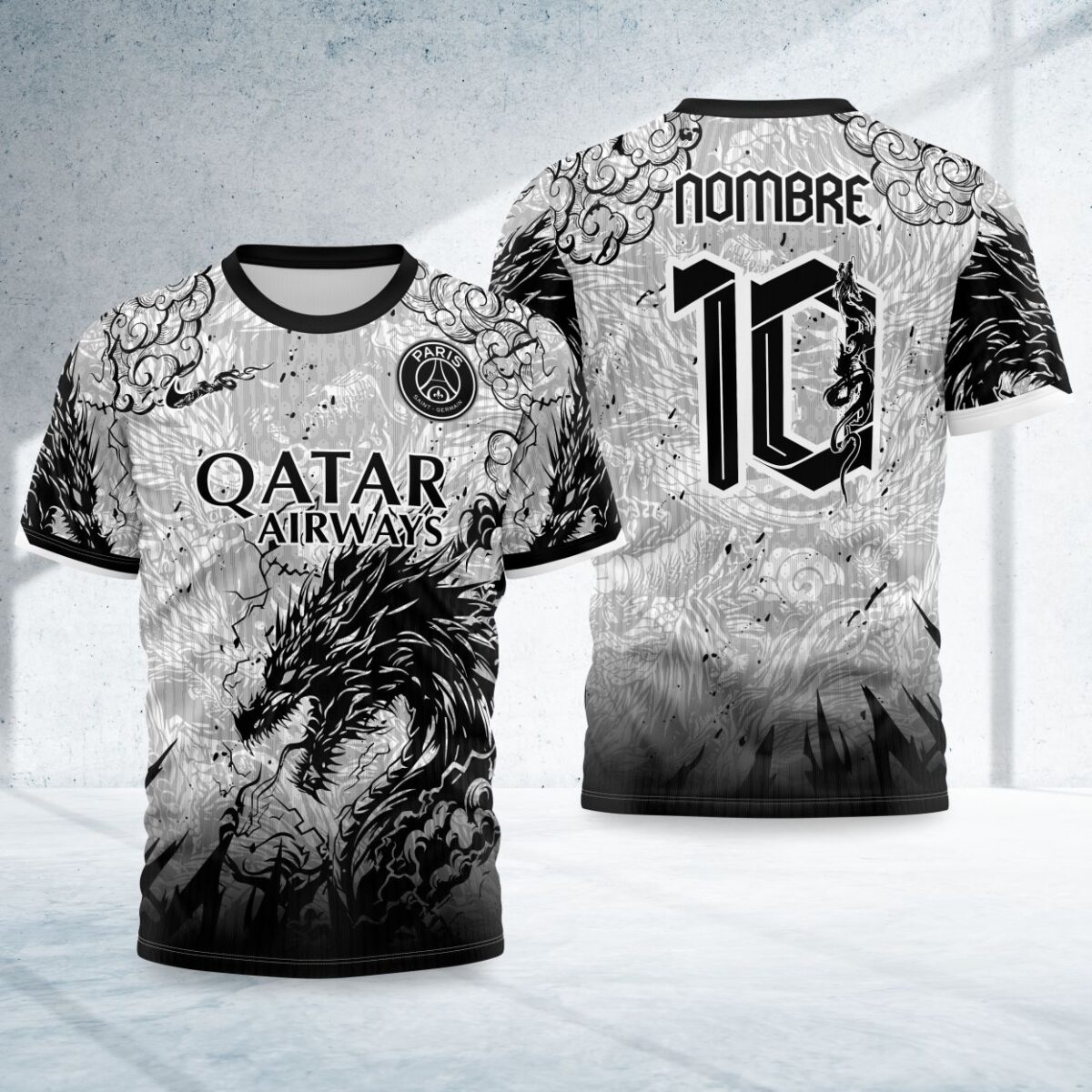 arte para camisa interclasse dragao psg modelo 26A091