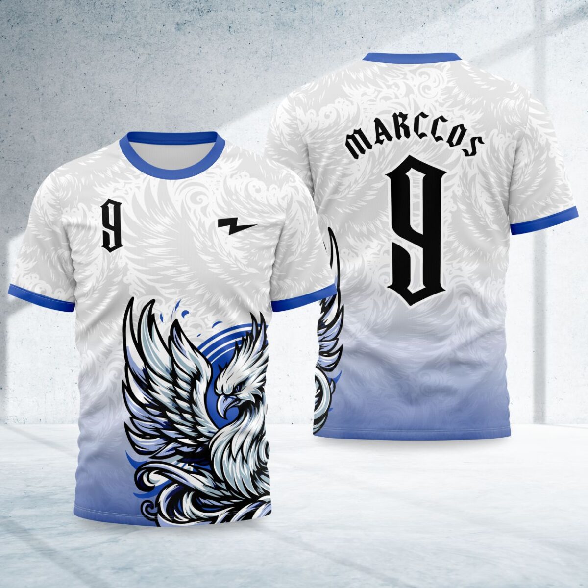 arte para camisa interclasse fenix branca modelo 26B117
