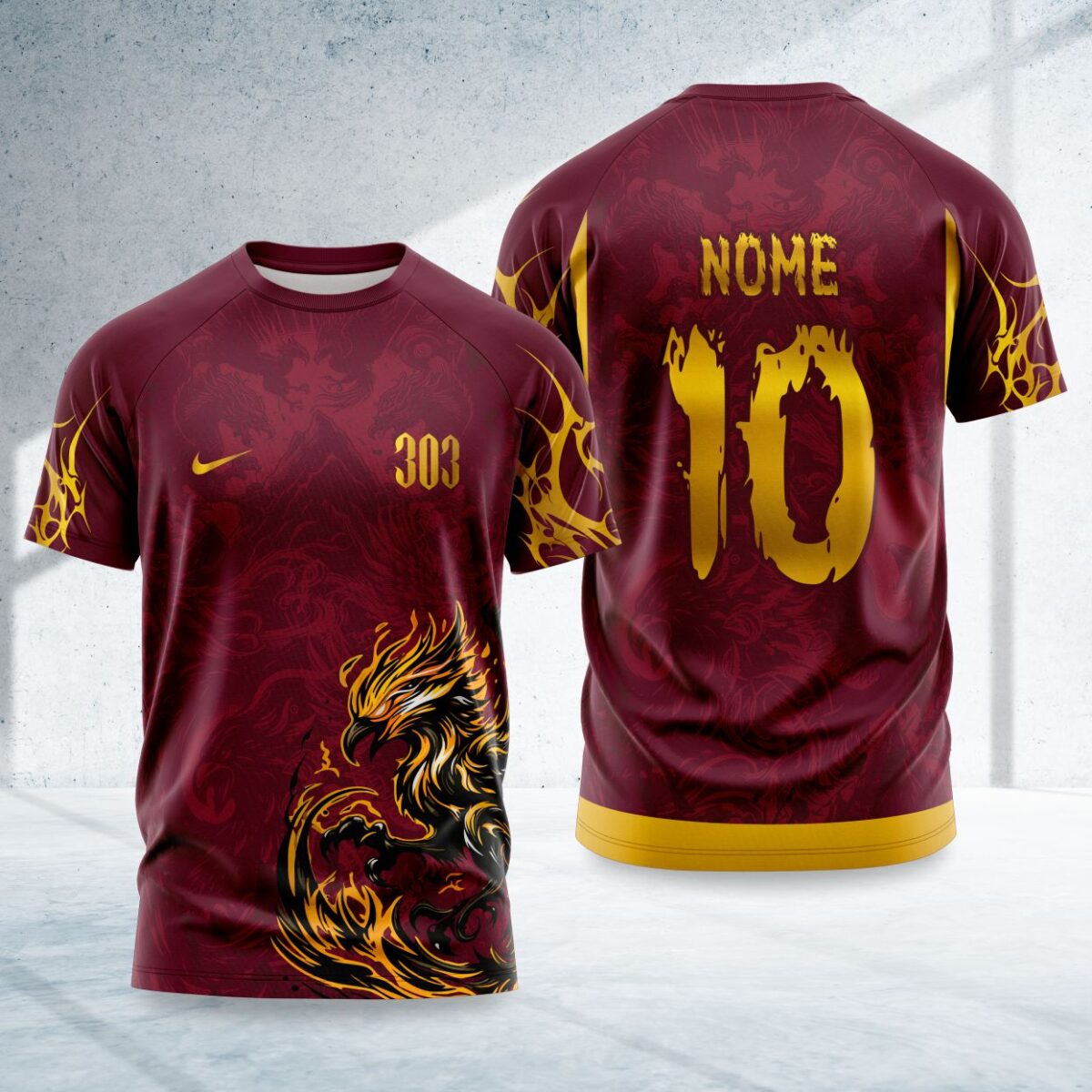 arte para camisa interclasse fenix modelo 26A083