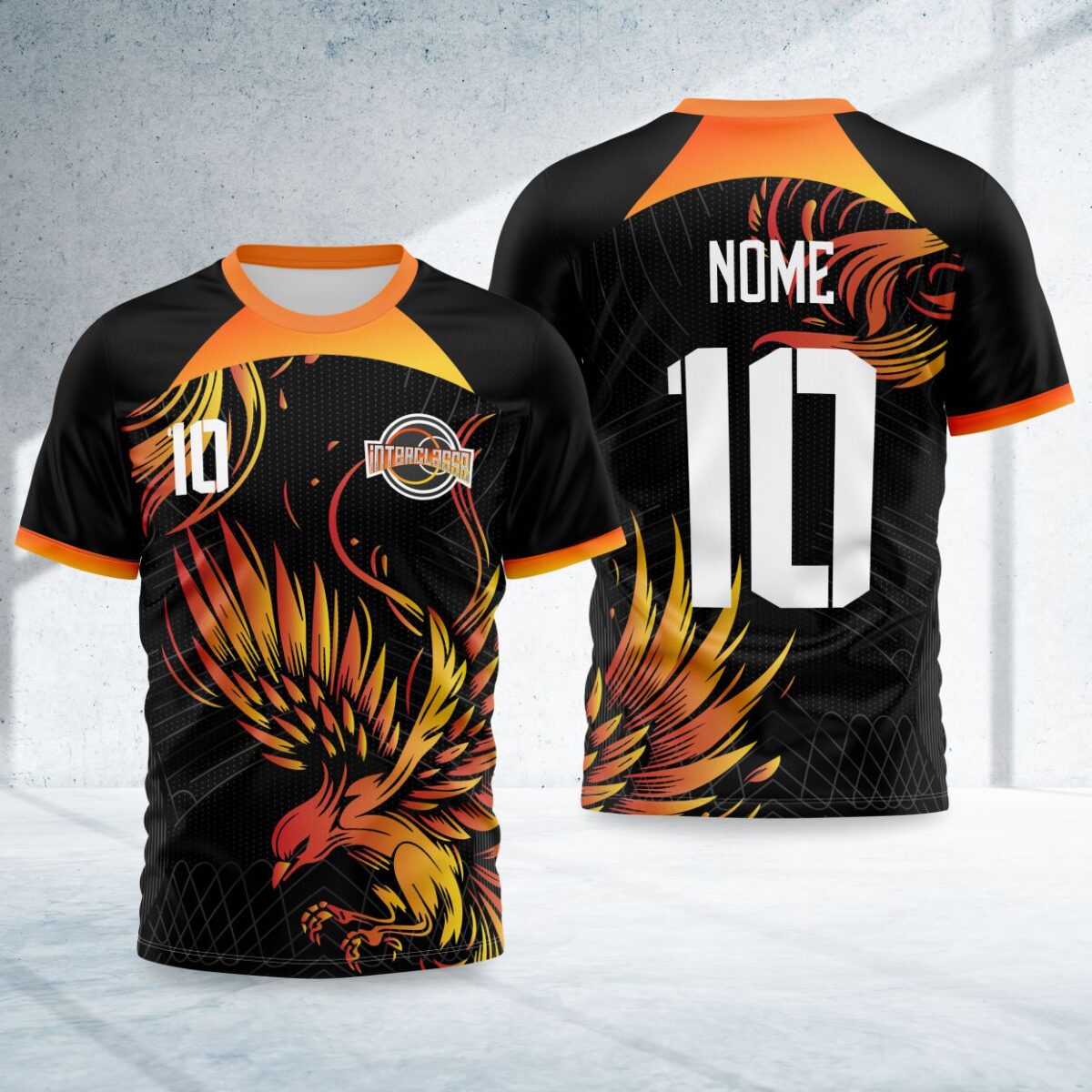 arte para camisa interclasse fenix modelo 26B035
