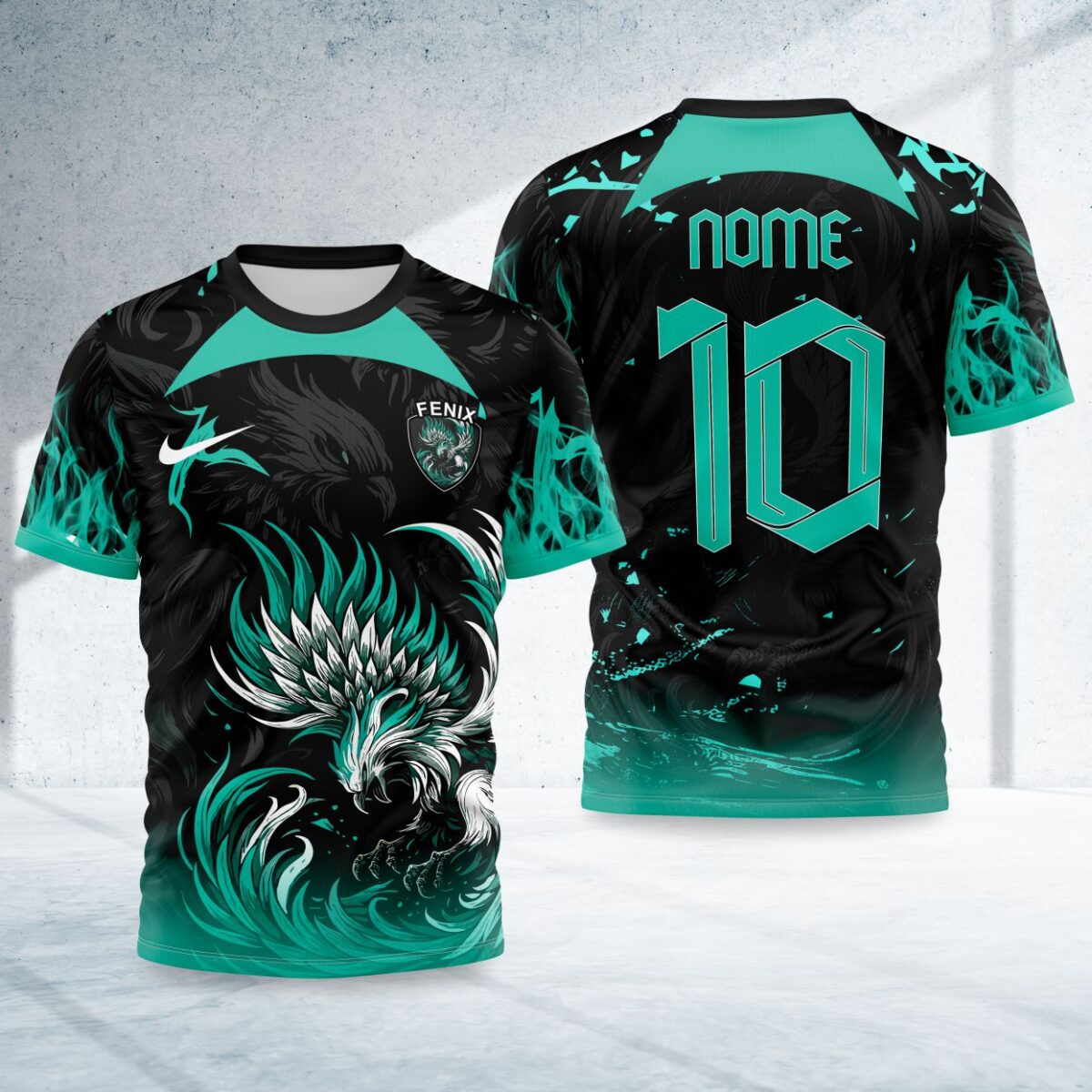 arte para camisa interclasse fenix modelo 26B055