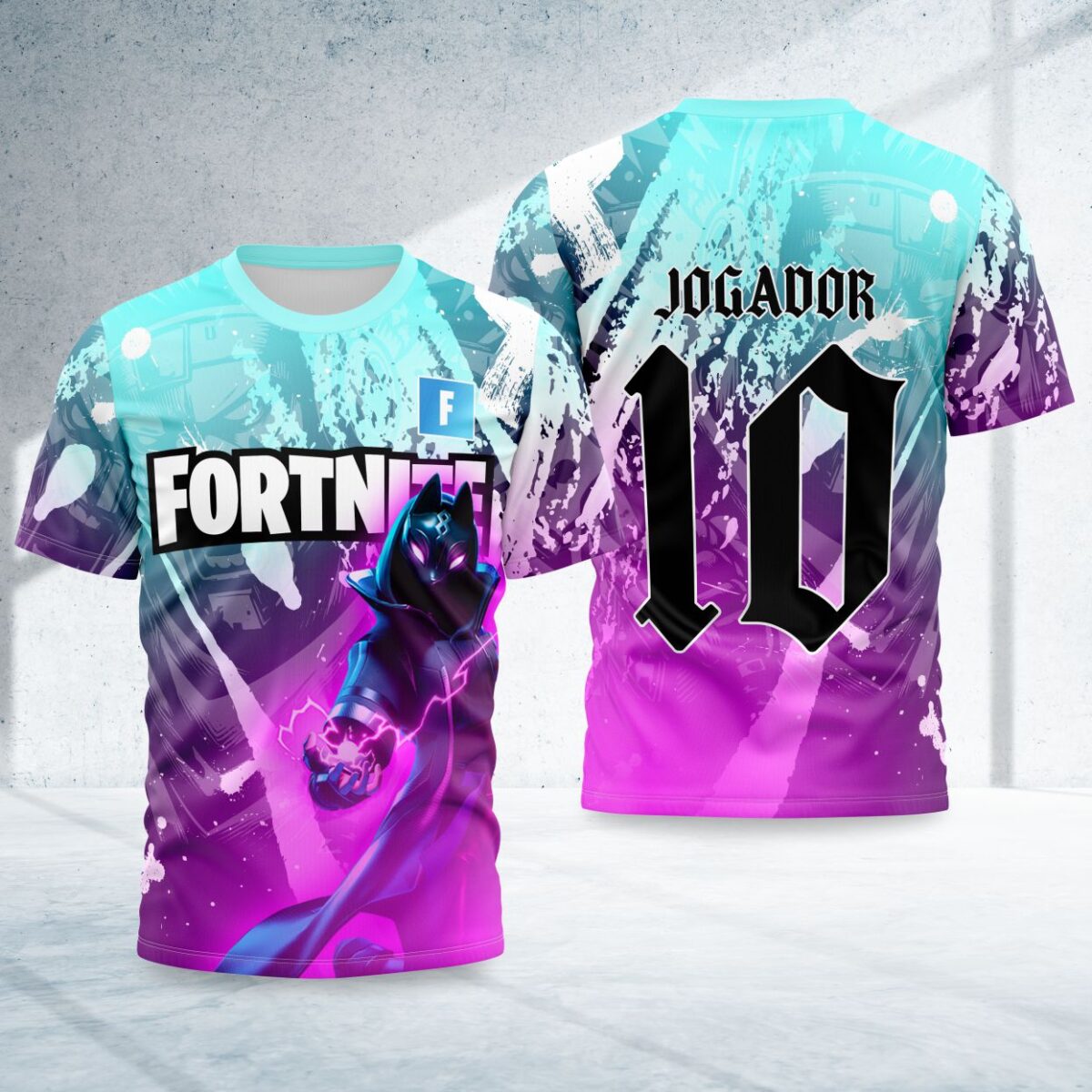 arte para camisa interclasse fortnite modelo 26B008