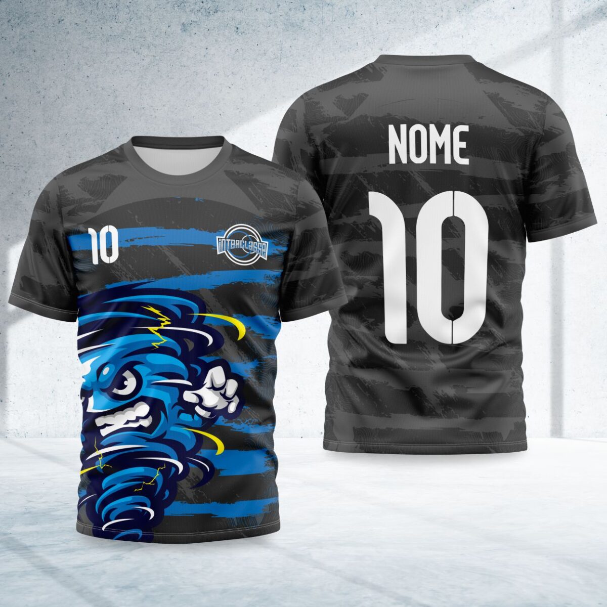 arte para camisa interclasse furacao modelo 26B057