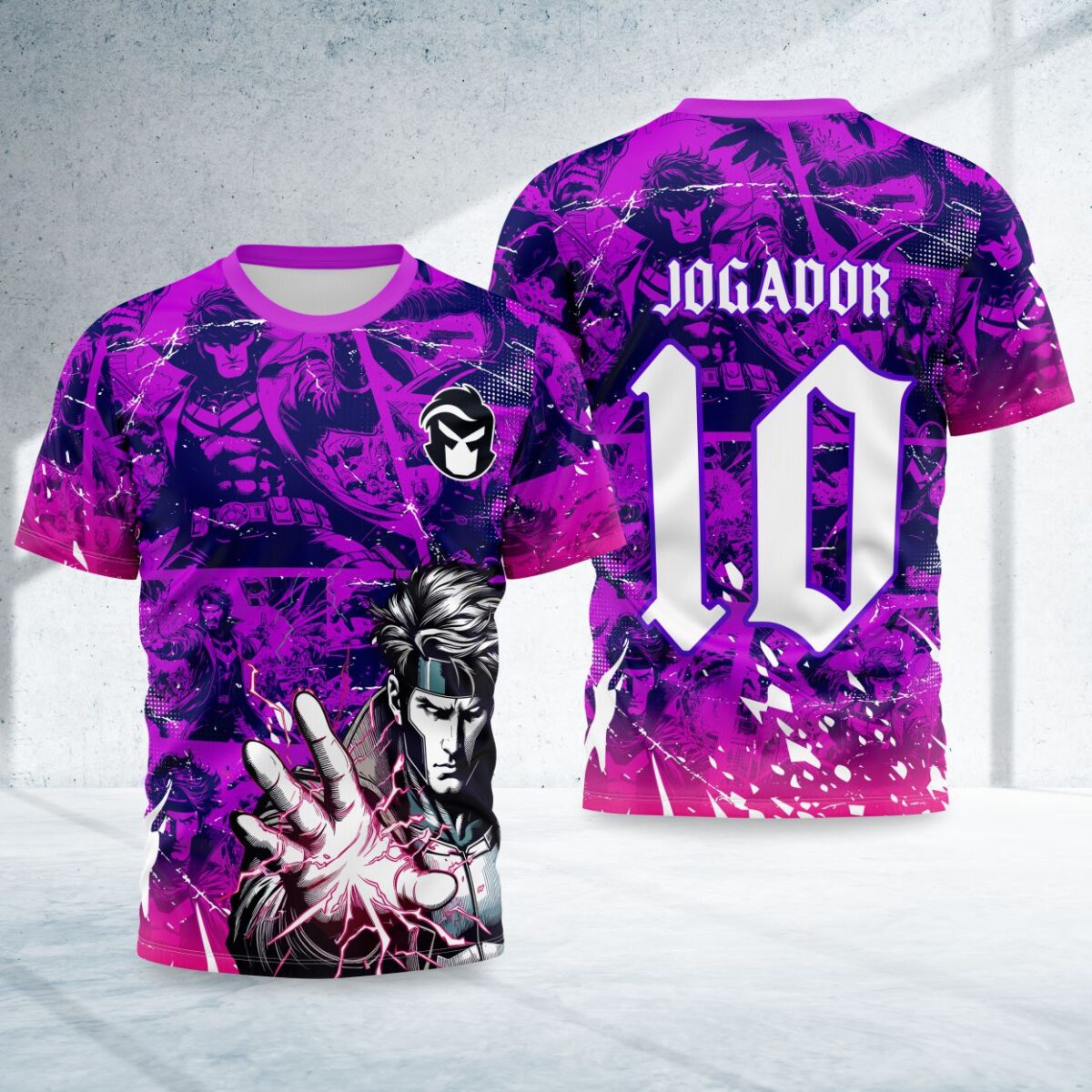 arte para camisa interclasse gambit x man modelo 26B030
