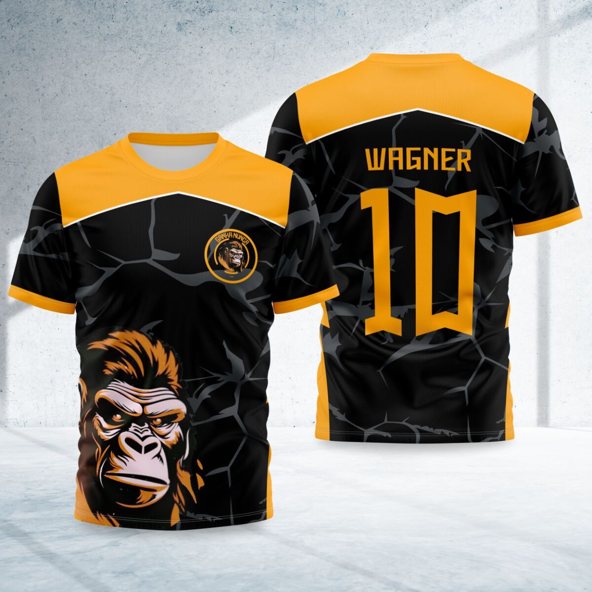 arte para camisa interclasse gorila modelo 26A105