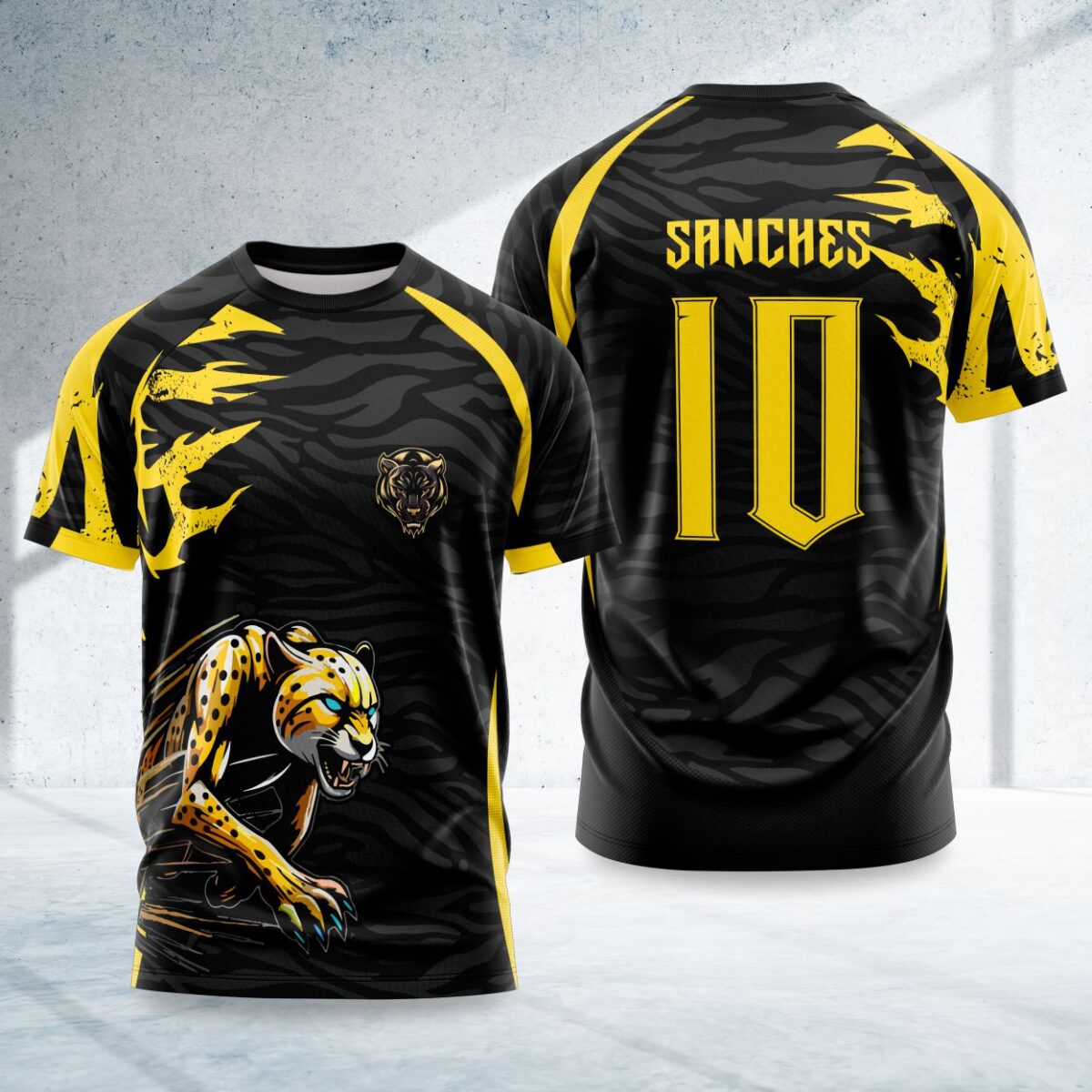 arte para camisa interclasse guepardo modelo 26B087